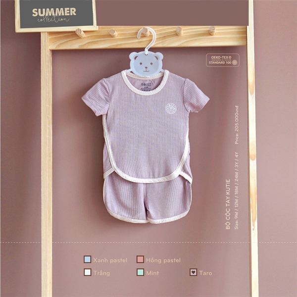 Hrnee Bộ cộc tay Kutie Taro