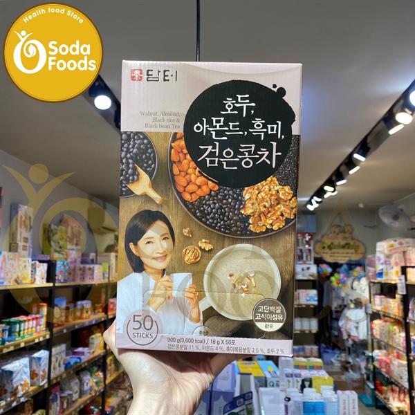 Ngũ cốc đậu đen, hạnh nhân, hạt óc chó Damtuh Hàn Quốc