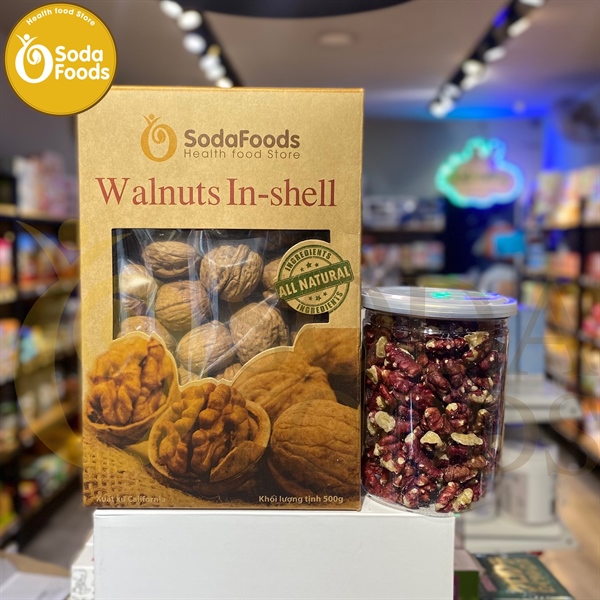 Óc Chó Đỏ Nguyên Vỏ