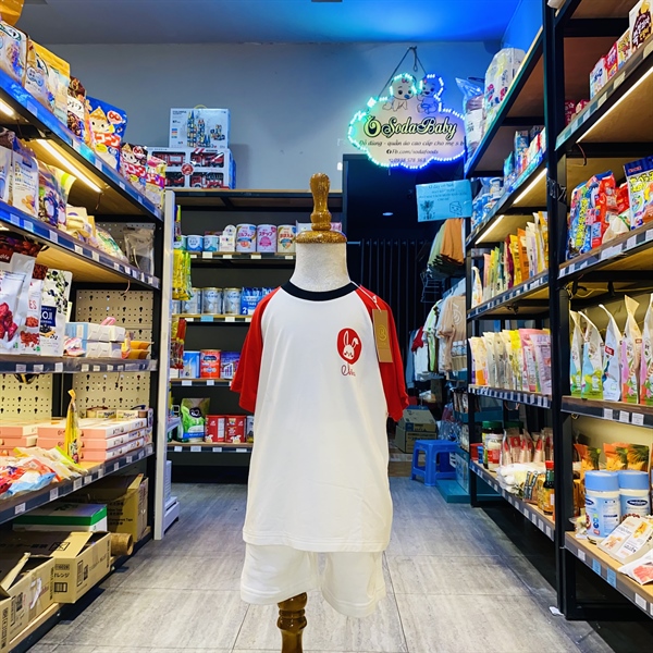 Chiro Bộ ngắn phối cổ Raglag CR2302 - Trắng