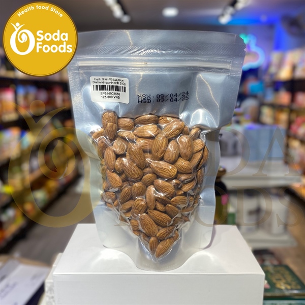 Hạnh Nhân Vỏ Lụa Blue Diamond nguyên chất 250g