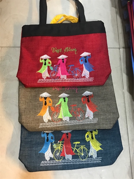 Túi cô gái vải thô bé - Bag - Usd 3.5