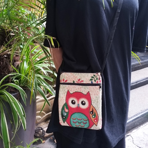 Túi điện thoại cú to -Big Owl phone bag - Usd 1.2