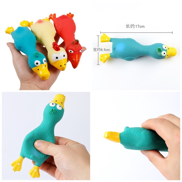 TTP - Vịt cao su màu sắc 17*5cm