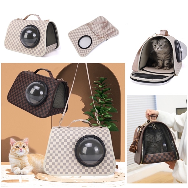 MP - Túi vận chuyển caro kèm kính 41*26*24cm