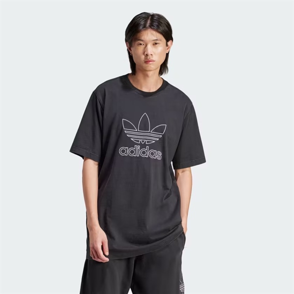 Áo Thun adidas Adicolor Outline Trefoil Tee - Black [IU2347]