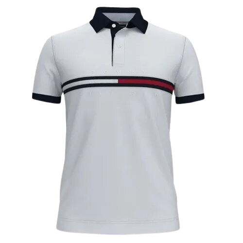 Áo Polo Tommy Hilfiger- Slim Fit Essential Flag Polo - White [78J3127 110]