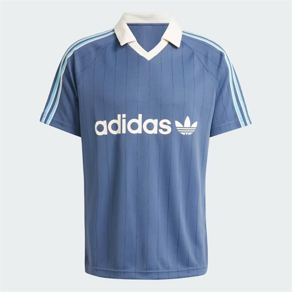 Adidas Áo Jersey Kẻ Sọc Nhỏ - Màu xanh da trời [IU0199]