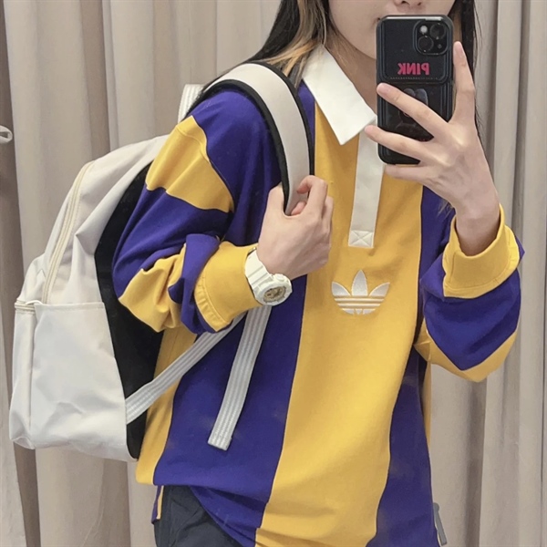 Adidas Áo Thun Dài Tay Hack Rugby - Màu vàng [IJ5956]