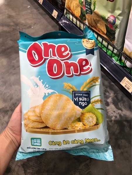 BÁNH GẠO ONE ONE VỊ SỮA NGÔ