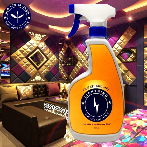 Chai Khử mùi Phòng Karaoke - Cam Ngọt