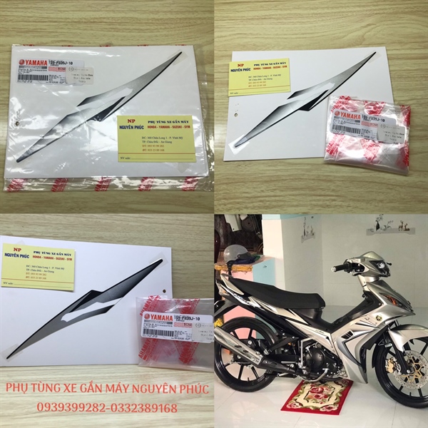 Tem nạ Ex 06 Đen Bạc ( dán bên Trái )