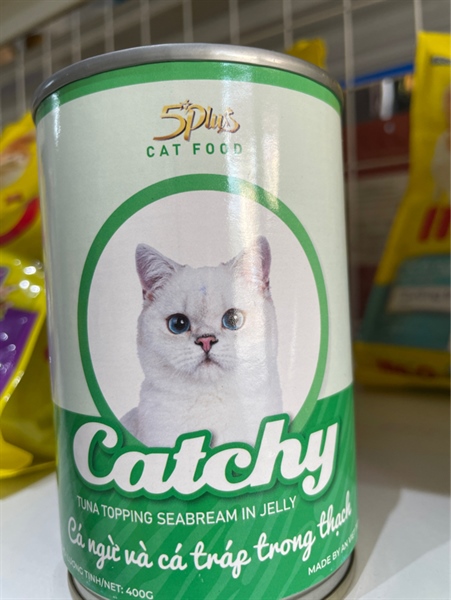 Pate Catchy cá ngừ và cá tráp (lớn)