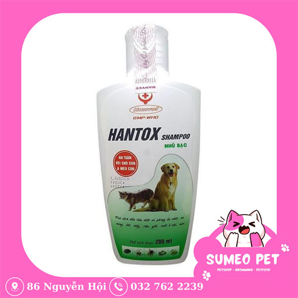 Sữa tắm Hantox Shampoo xanh 200ml