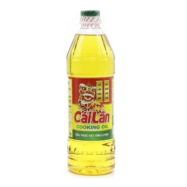 Dầu ăn thực vật tinh luyện Cái Lân chai 1 lít
