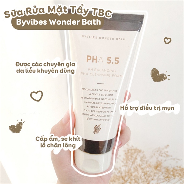 Sữa Rửa Mặt PHA 5.5 Tẩy Tế Bào Chết