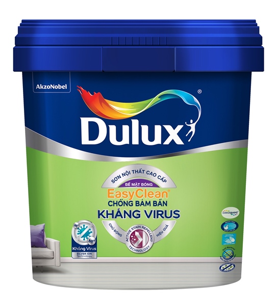 Sơn Dulux Easyclean Chống Bám Bẩn Kháng Virus - E016
