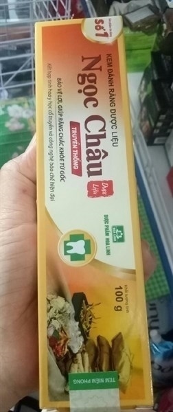 KEM ĐÁNH RĂNG NGỌC CHÂU 100G BẢO VỆ LỢI, GIÚP RĂNG CHẮC KHỎE TỪ GỐC 100.36G