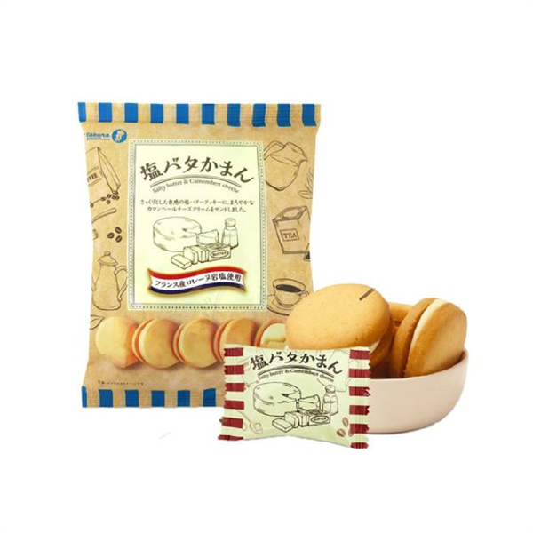 Bánh quy nhân bơ mặn và phô mai Takara 102g