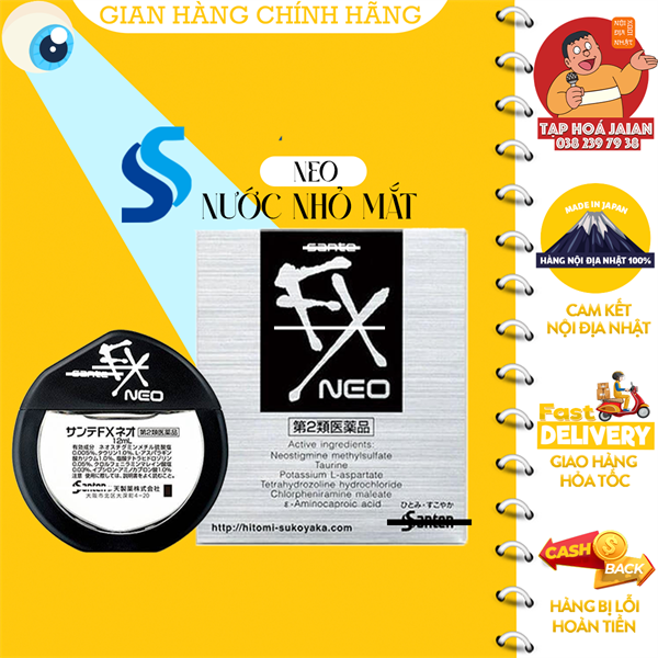 Nước nhỏ mắt Sante FX Neo bạc 12ml
