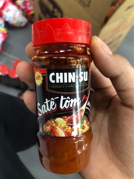 SA TẾ CHIN-SU TÔM ỚT SẢ 90GR
