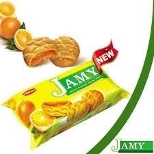 BÁNH BIBICA JAMY NHÂN MỨT CAM TÚI 120G/30