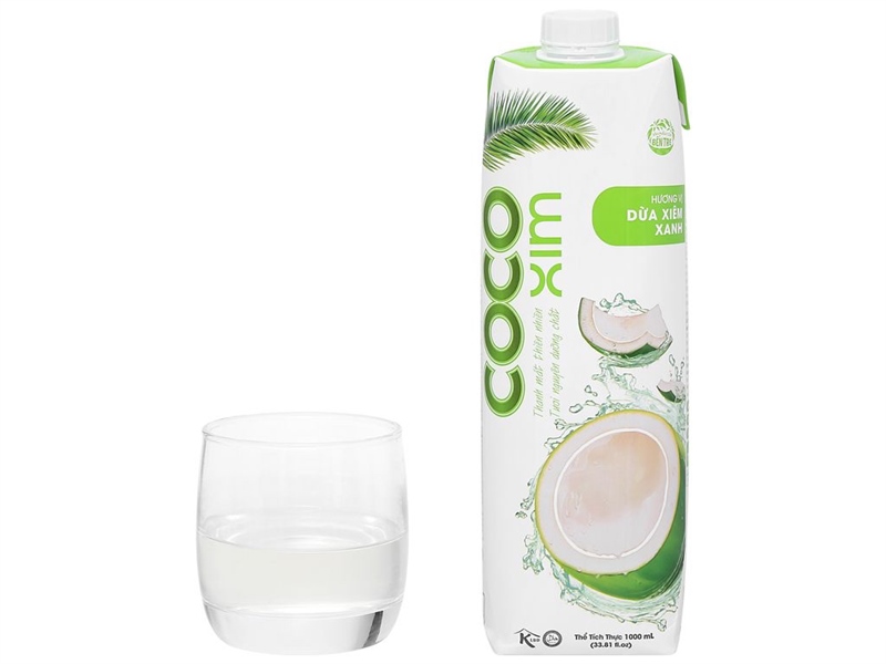 Nước Dừa Xiêm Xanh Cocoxim 1 Lít