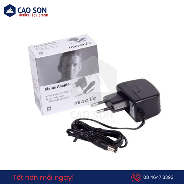 ADAPTER MÁY ĐO HUYẾT ÁP BẮP TAY MICROLIFE