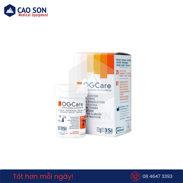 Que thử đường huyết OGcare