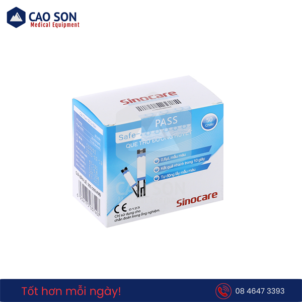 Que thử đường huyết Sinocare (H50q)