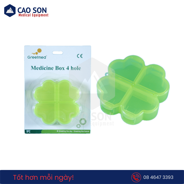 Hộp đựng thuốc 4 ngăn Greetmed