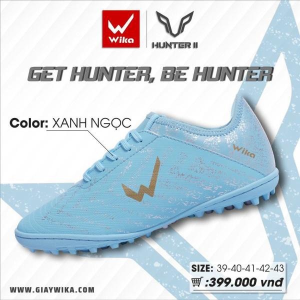 Giày Wika Hunter II XANH DA 350k