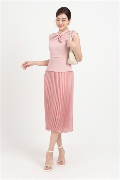 ĐẦM DẠO PHỐ DÁNG XÒE XẾP LY