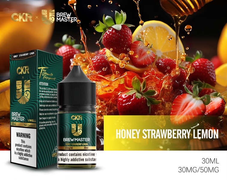 Honey strawberry lemon- Chanh mix dâu với mật ong (Chai)
