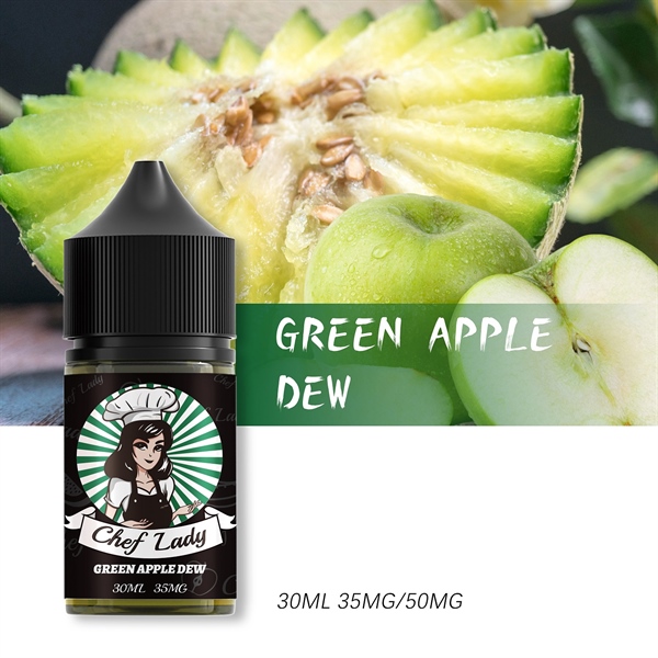 Green Apple Dew - Táo xanh dưa gang (Chai)