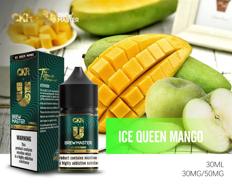 Ice queen mango- Xoài xanh mix táo xanh (Chai)