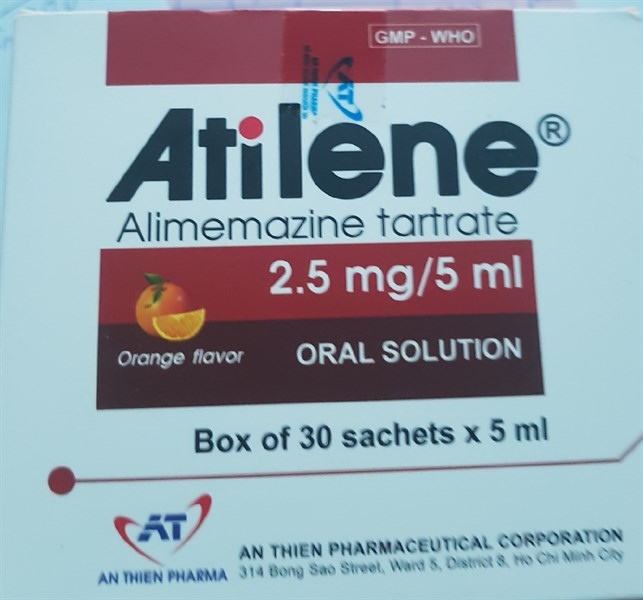 ATILENE 2.5mg/5ml ( 1 Hộp 30 gói )