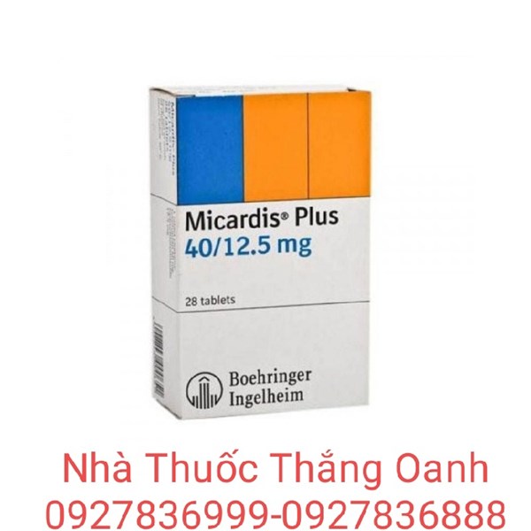 Micardis plus 40/125 - Đức (H/3vỉ 10v)