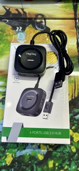 Bộ chia USB 4 cổng 2.0 Veggieg VU2406 1M (6T)(FV)
