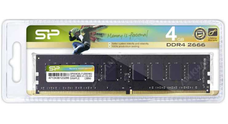 DDram 4-4GB/2666 Silicon