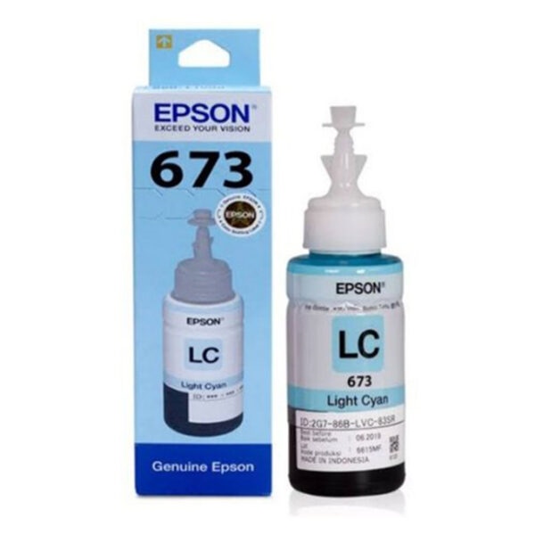 Mực bóc máy Epson L1800/L805/L850-T6735 Xanh nhạt (Hãng)