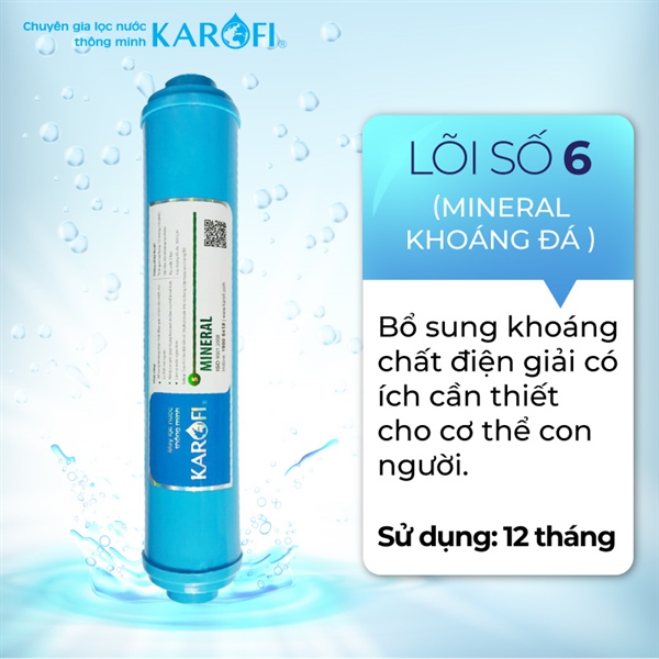 Lõi lọc nước Karofi số 6 (diệt khuẩn mineral)