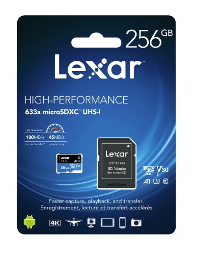 Thẻ nhớ 256g Lexar