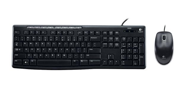 Bộ bàn phím + chuột máy tính Logitech MK200