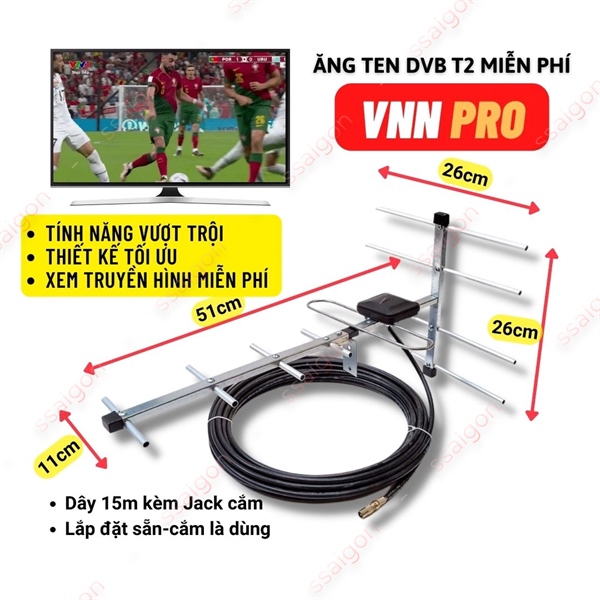 Angten DVB-T2 núi 15m