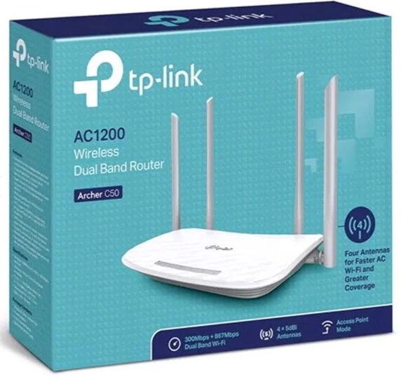 Wifi 4 râu TP-Link C50