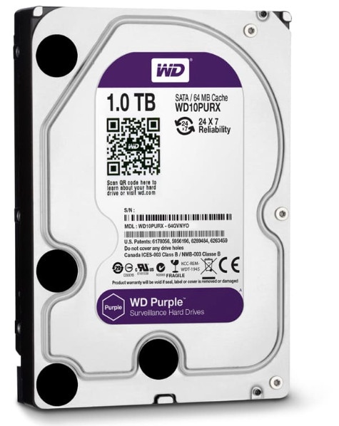 HDD 1TB WD tím (hãng)(2Y)