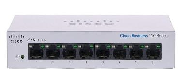 Thiết bị chuyển mạch Switch Cisco CBS110-8T-D-EU Unmanaged 8- port GE