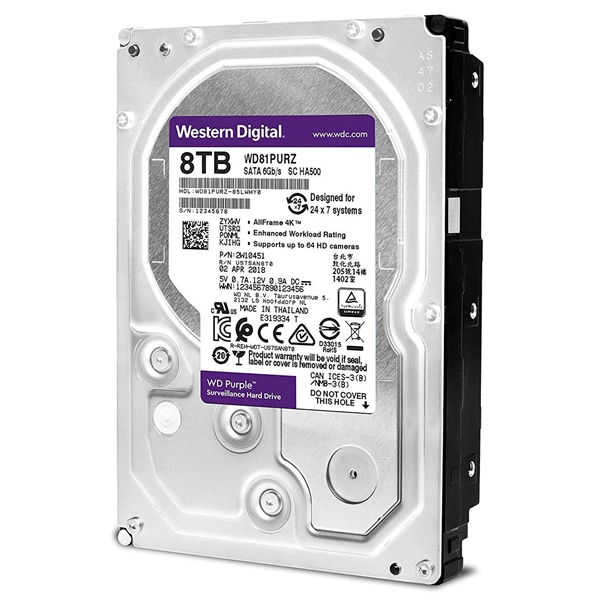 HDD 8TB WD tím