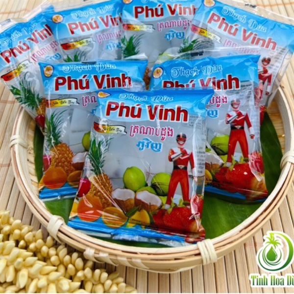 Thạch dừa Phú Vinh (40g x 240 gói)